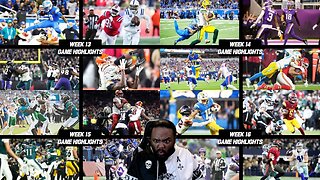 NFL Marathon Week 13 - 16 Highlight Reaction