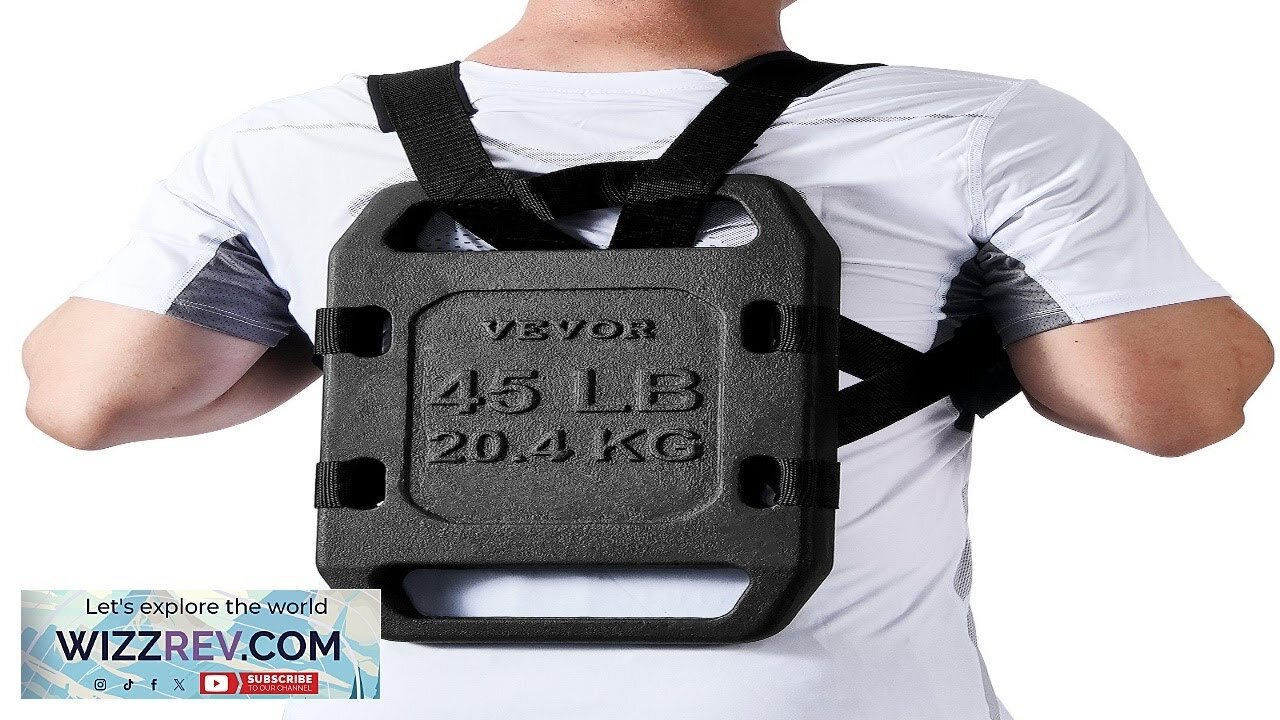 VEVOR Gewichtsvestplaten, 2,6 kg paar, premium stalen verzwaarde platen, voorgevormde ergonomische pasvorm - WOD's, extra gewicht voor gewichtsvesten, voor krachttraining, hardlopen, fitness, zware
