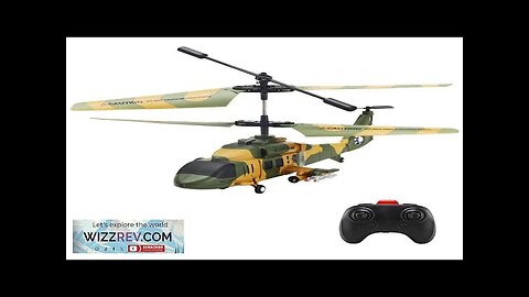 S202 2.4G 3.5CH Black Bee LED Remote Control Helicopter USB Charging RC Review