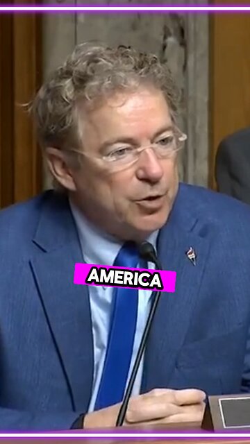 Rand Paul Explains It Makes No Sense To Borrow Money To Give Back #grants #randpaul #alexrwagner