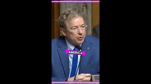 Rand Paul Explains It Makes No Sense To Borrow Money To Give Back #grants #randpaul #alexrwagner