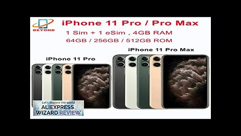 Original Apple iPhone 11 Pro / Max ProMax 64GB 256GB ROM 5.8'&6.5' Review