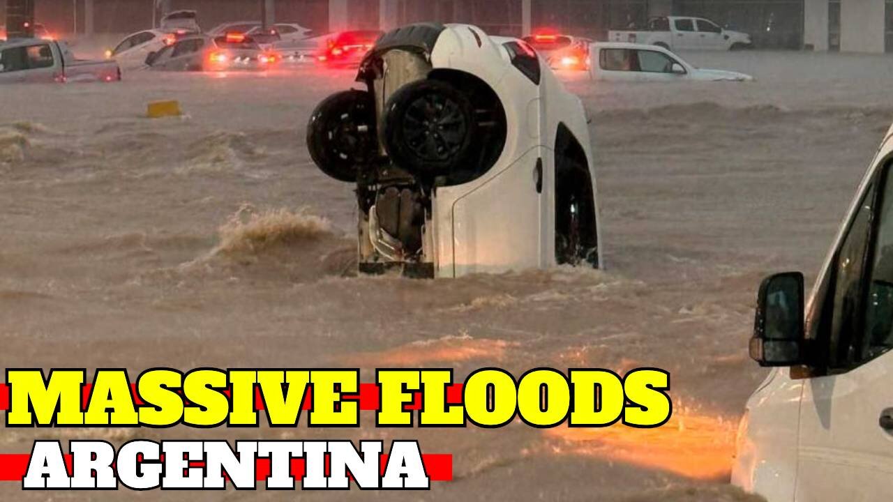MASSIVE FLOODS! STREETS BECOME RIVERS FLOODING EVERYTHING
