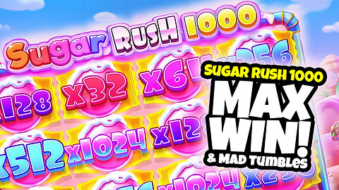 Sugar Rush 1000 🍭 INSANE MAX WIN!?!