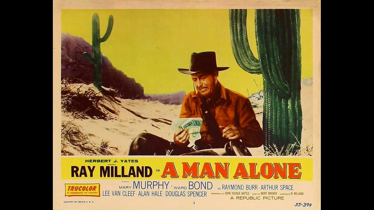 A Man Alone ( Ray Milland & Mary Murphy ) Full Movie 1955