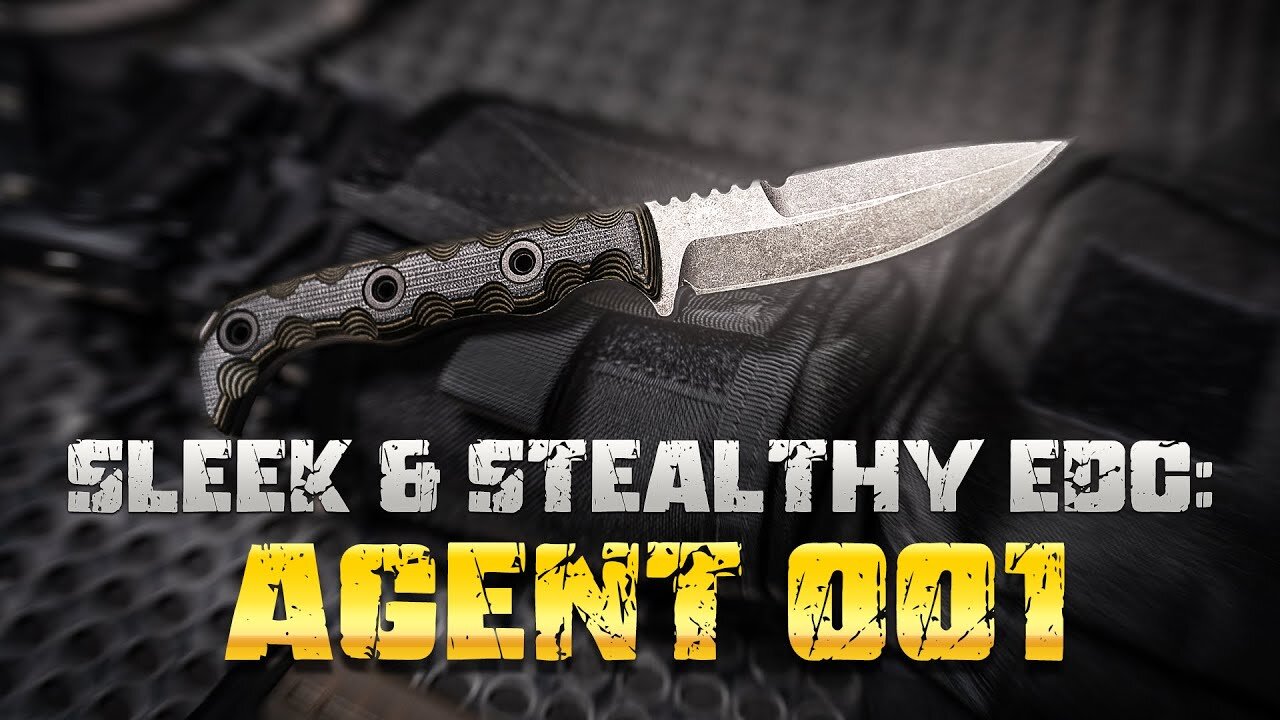 T.Kell Agent 001: The ULTIMATE Covert EDC Fixed Blade!