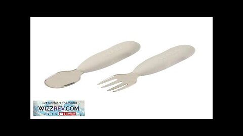 Beaba Fork & Spoon Stainless Steel Pre-Cutlery Velvet Grey Review