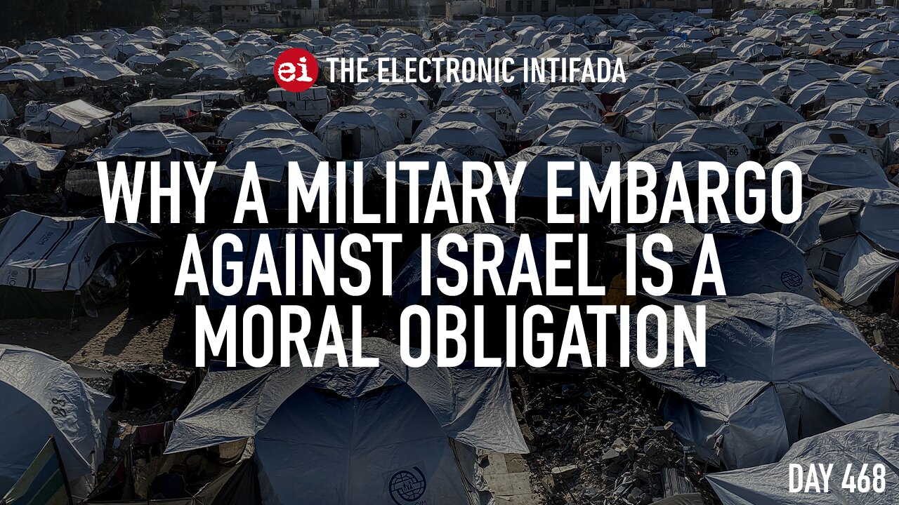 Why a military embargo against Israel is a moral obligation, with Shir Hever