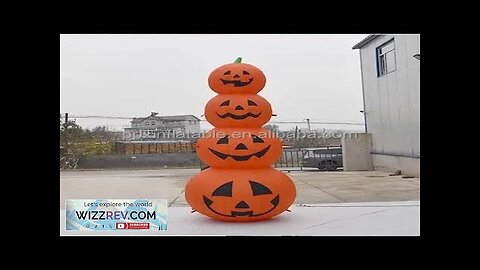 Inflatable Halloween pumpkin high Giant cartoon for advertising street decoration Review