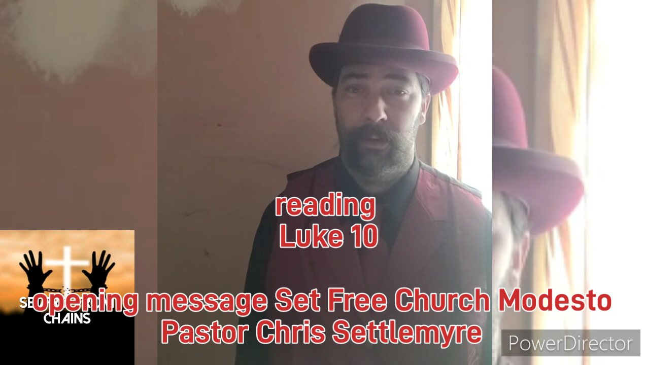 Luke 10 opening message Set Free Church Modesto Pastor Chris Settlemyre #theoutlawpreacher