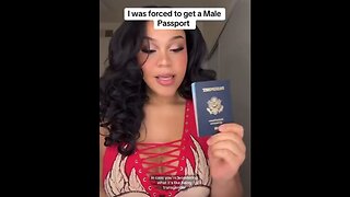 Dude Pretending To Be A Woman Screams When His New Passport Labels Him A Male Because Of New Policy