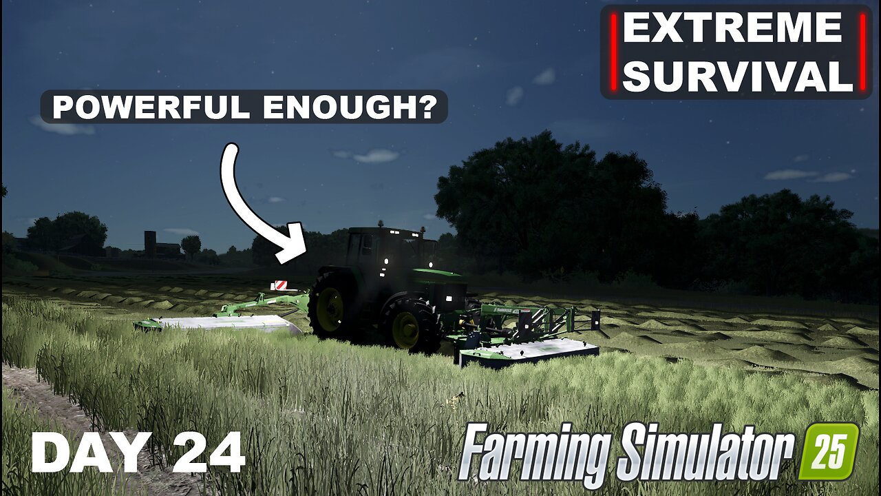 EXTREME SURVIVAL | Realistic Weather Mod Painful Side & New Tractor Put to the Test! | FS25 - DAY 24