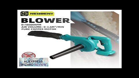 NEWBENY 2 In 1 Cordless Electric Air Blower & Suction Handheld Leaf Review