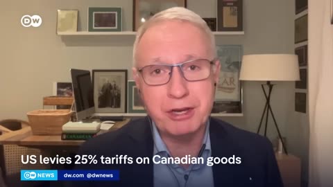 Canada imposes 25% tariffs on US imports in retaliation to Trump's tariff plan | DW News