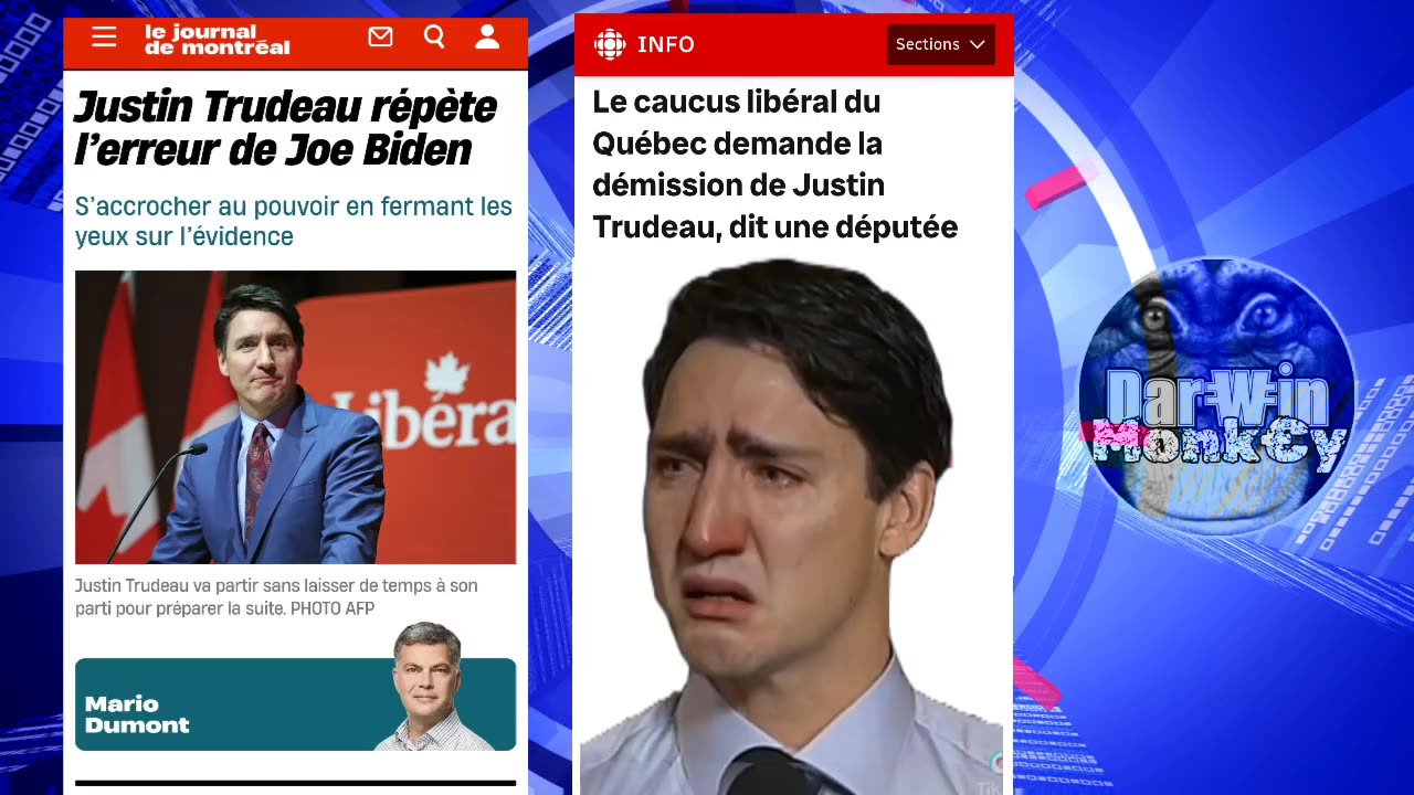 Mario Dumont : Biden-Trudeau 🧐😬🤓