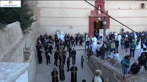 Procesión de la Samaritana en Mula Miercoles santo 2023, desde la Ermita de la Virgen del Carmen.