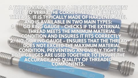 How to Choose the​ Right Thread Ring​ Gauge