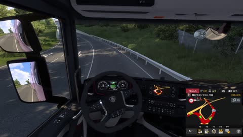 A truck simulation driver from a mysterious East.