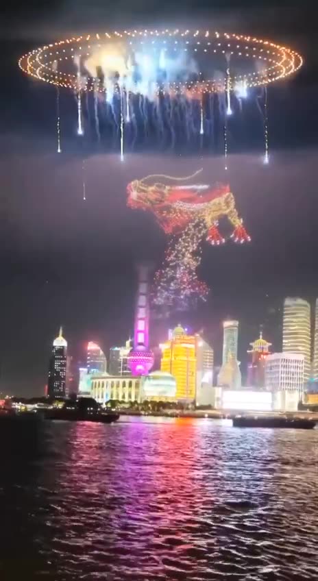 Year of The Dragon Is Over - Chinese Fireworks! Put Dragon Away!