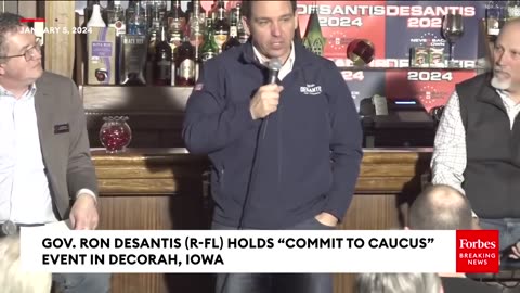 Thomas Massie And Chip Roy Campaign Alongside Ron DeSantis In Iowa