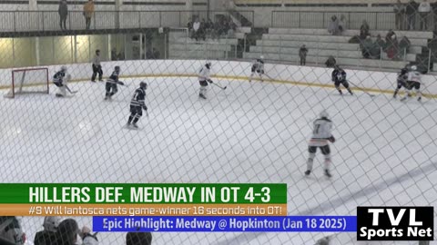 Epic Highlight: Will Iantosca nets game-winner 16 seconds into OT vs Medway January 18th 2025