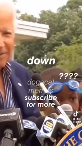 Kids used to come up and reach in the pool and rub my leg down Biden