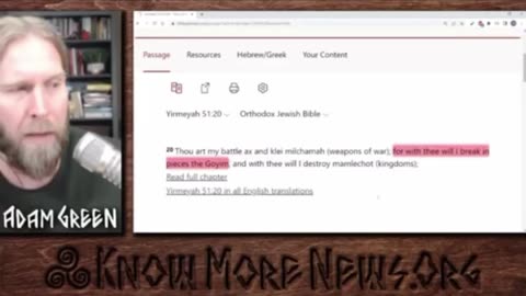 With Thee I Will BREAK IN PIECES THE GOYIM