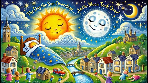 🌞 The Day the Sun Overslept & The Moon Took Over! 🌙 | A Magical Storybook Adventure ✨