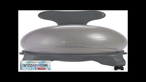 Gaiam Classic Balance Ball Chair – Exercise Stability Yoga Ball Premium Ergonomic Review