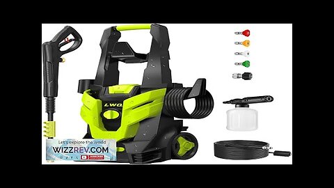 Electric Pressure Washer 4200 PSI 2.5 GPM Power Washer with 4 Quick Review