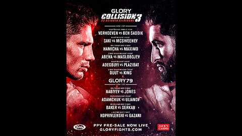 Glory 79/Glory Collision 3 - Oct 23 2021 - Geldrome, Arnhem, Netherlands