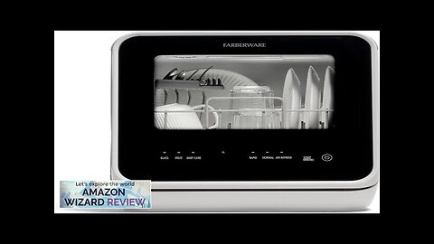 Farberware Portable Countertop Dishwasher with 5-Liter Built-in Water Tank 5-Program System Review