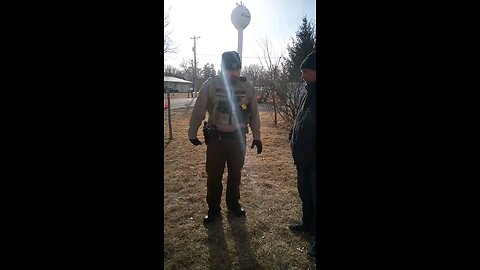 TYRANT Mn Deputies kicked him off his own property!