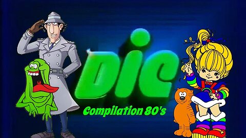 D.I.C Cartoon Marathon with Commercials ( 10 Hours ) 1983-1987