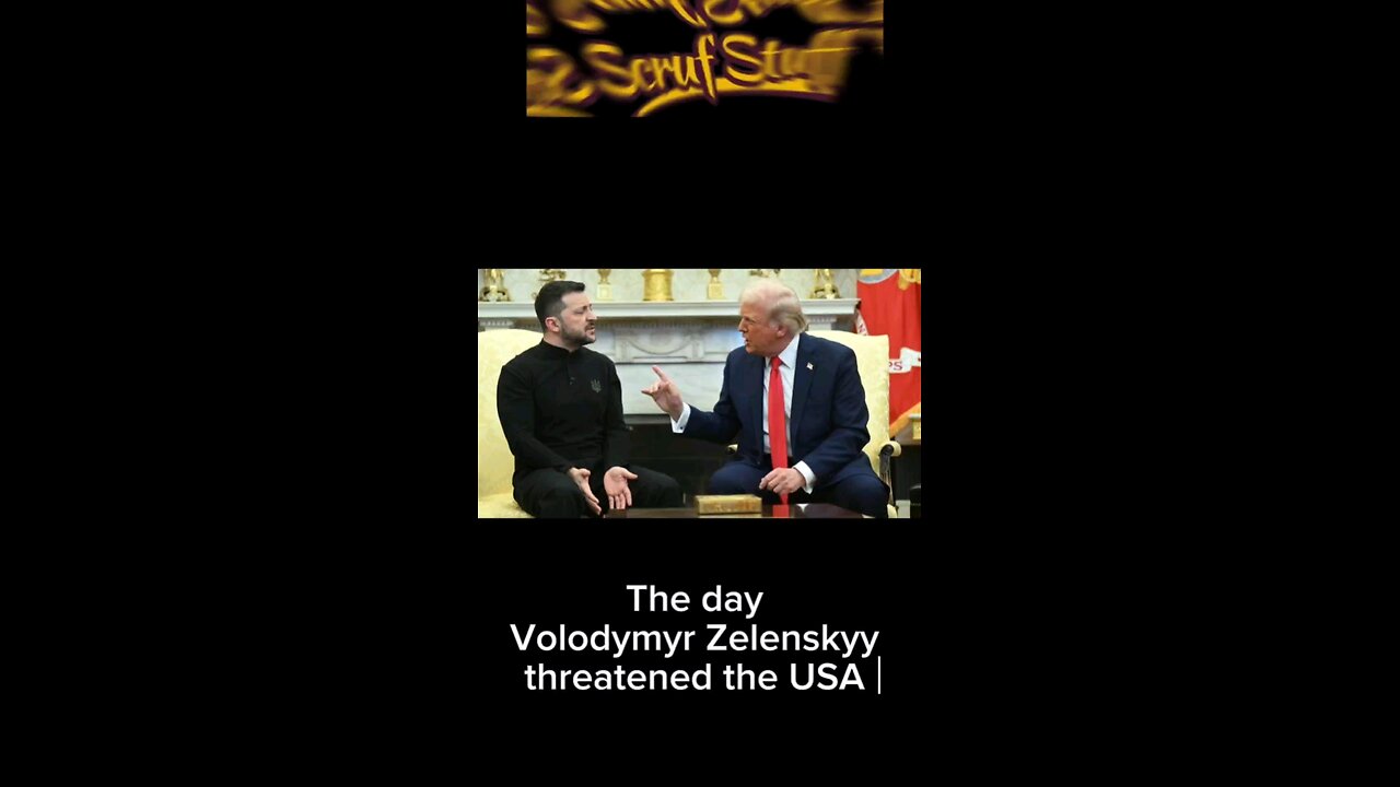 Volodymyr Zelenskyy threatened the USA