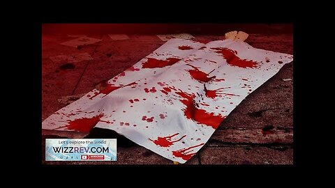 JOYIN 5 Ft Graveyard Halloween Decorations Dead Body Covered with Bloody Cloth Review