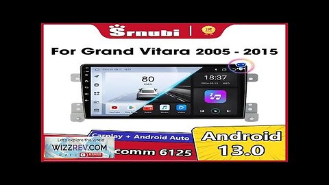 Srnubi Android 13 Carplay Car Radio for Suzuki Grand Vitara 3 2005 Review