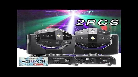 2PCS LED 3in1 Effect 16x3w RGBW Laser Strobe DMX512 Christmas Holiday Disco Review