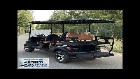 New Street Legal 60V Solar Panel Powered 6 Adult Off Road Golf Review