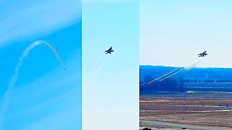 F-15 EX Eagle II TAKES TO THE SKIES at Grand Forks Air Force Base!