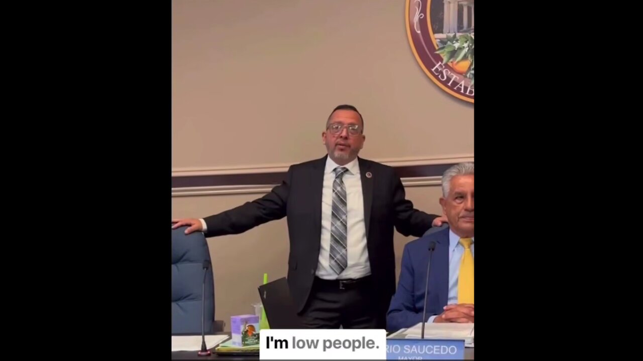 Council member Eddie Tejada of Redlands Ca calls his constituent a low people, what a POS