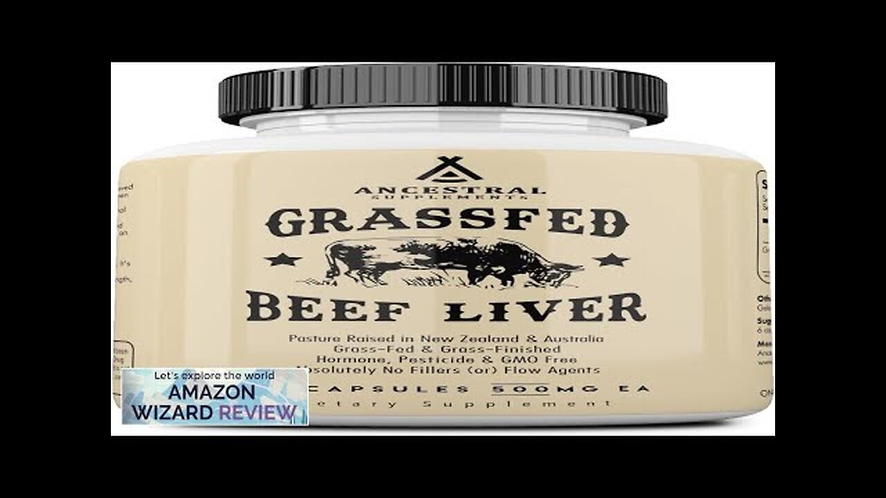 Ancestral Supplements Grass Fed Beef Liver Capsules Supports Energy Production Review