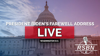 LIVE: Joe Biden Delivers Farewell Address Before President Trump's Inauguration - 1/15/25