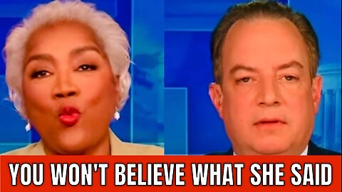 His face was ALL OF US when Donna Brazile said this…