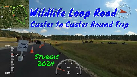 Wildlife Loop Road in Custer State Park / Sturgis Motorcycle Rally