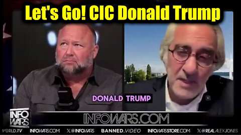 Alex Jones & Pascal Najadi: Trump CIC, WEF Whistleblower Has Q, Freakout On-Air!