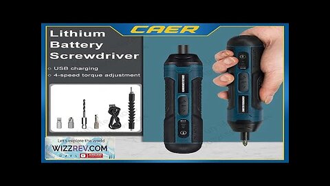 Mini Electric Screwdriver Set USB Rechargeable 1300mah Adjustment Power Dril Multi-function Review