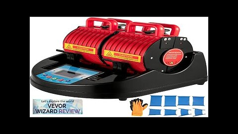 VEVOR Mug Heat Press 1200W Mug Press Red Heat Press Bottle 4 Review