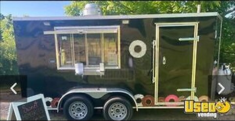 Ready to Go - 2021 8' x 14' Donut Concession Trailer | Mobile Food Unit for Sale in Massachusetts!