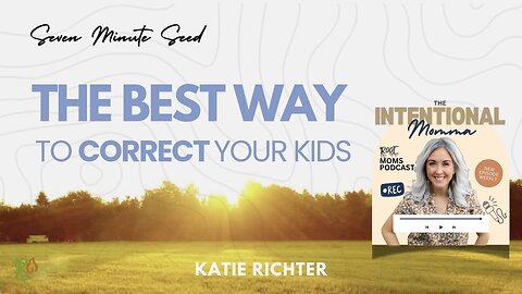 The Best Way to Correct Your Kids